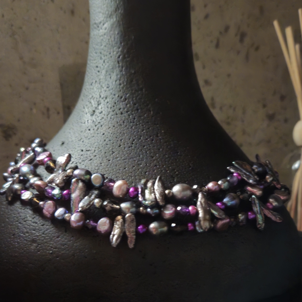 💥Vintage Freshwater "Keshi" Genuine Pearls